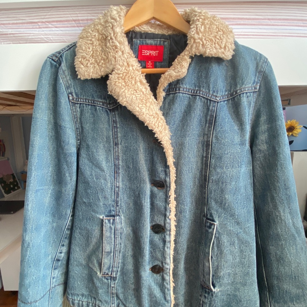 70s Style Fall Jean Jacket